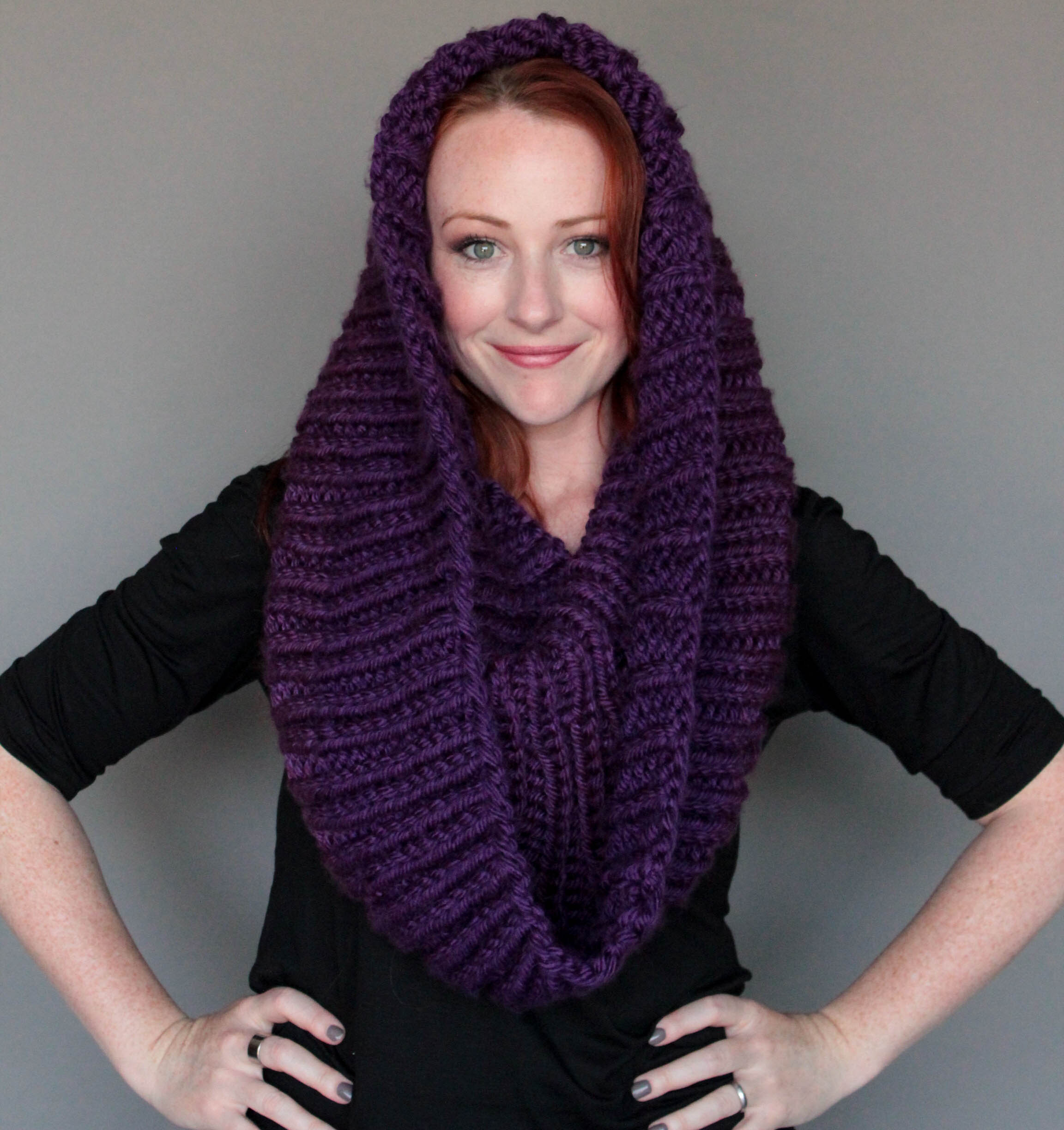 Purple Shrug - By Sarah Ann